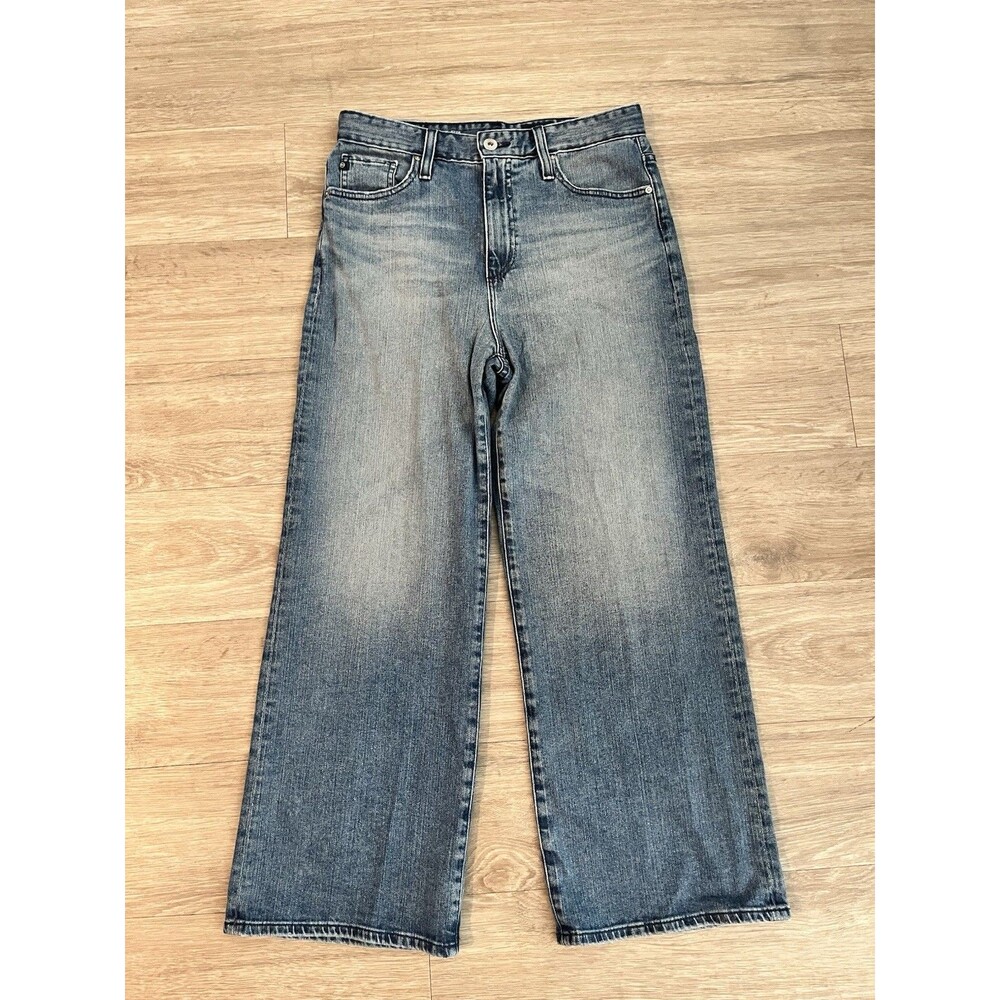 Adriano Goldschmied "The Etta" high-waisted wide-leg denim jeans size 28 0079
